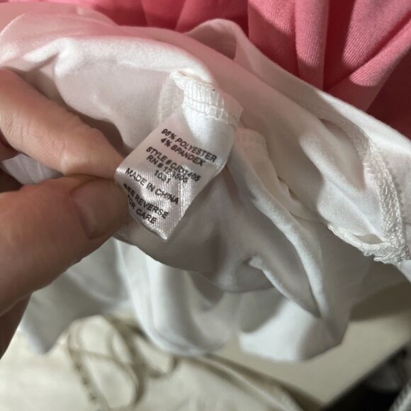 NWT Culture Code Hooded Dress Sz M Babydoll Color Blocked Red Pink Tiered New - Picture 4 of 6